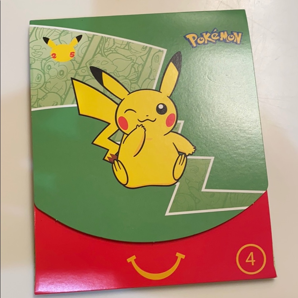 Pokémon 25th anni happy meal cards brand new #4